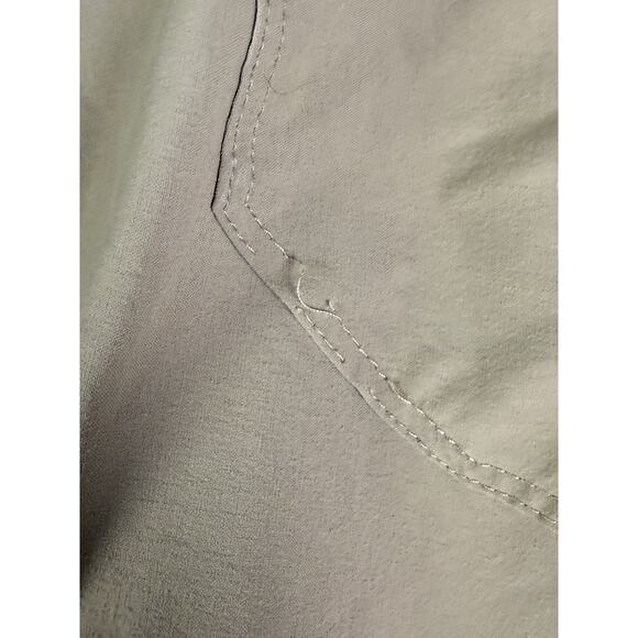 LL Bean Convertible Water Resistant Stretch Outdoor Pants Tan Khaki Mens 42x30 - Picture 7 of 10